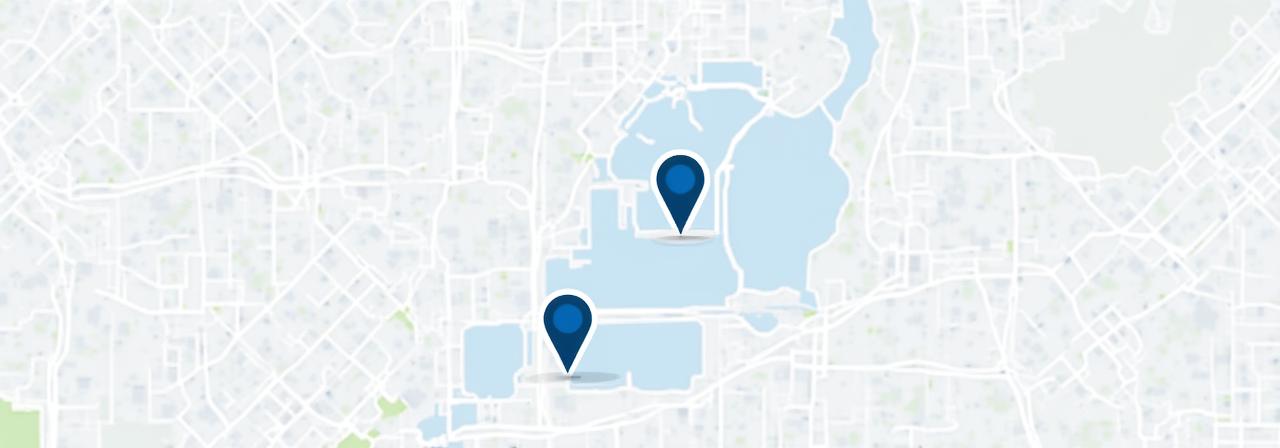 Map showing Iron & Bloom location in Springfield, MA